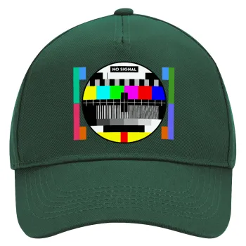 No signal, Adult Ultimate Hat GREEN, (100% COTTON DRILL, ADULT, UNISEX, ONE SIZE)