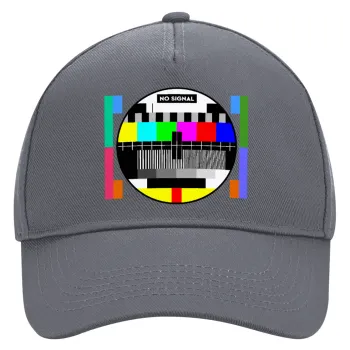 No signal, Καπέλο Ενηλίκων Ultimate Γκρι, (100% ΒΑΜΒΑΚΕΡΟ DRILL, ΕΝΗΛΙΚΩΝ, UNISEX, ONE SIZE)
