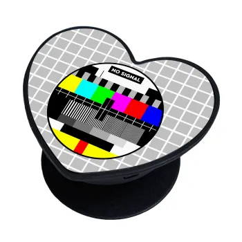 No signal, Phone Holders Stand  καρδιά Μαύρο Βάση Στήριξης Κινητού στο Χέρι