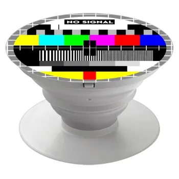 No signal, Phone Holders Stand  Λευκό Βάση Στήριξης Κινητού στο Χέρι