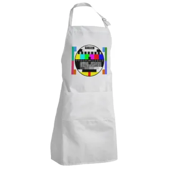 No signal, Adult Chef Apron (with sliders and 2 pockets)