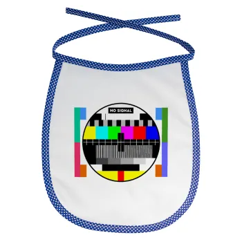 No signal, Σαλιάρα μωρού αλέκιαστη με κορδόνι Μπλε