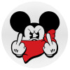 Mickey fuck off, Mousepad Στρογγυλό 20cm
