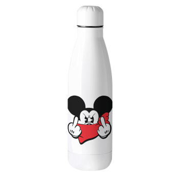 Mickey fuck off, Metal mug thermos (Stainless steel), 500ml