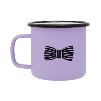 Bow tie, Κούπα Μεταλλική εμαγιέ ΜΑΤ Light Pastel Purple 360ml