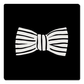 Bow tie, Τετράγωνο μαγνητάκι ξύλινο 6x6cm