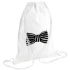 Backpack pouch GYMBAG white (28x40cm)