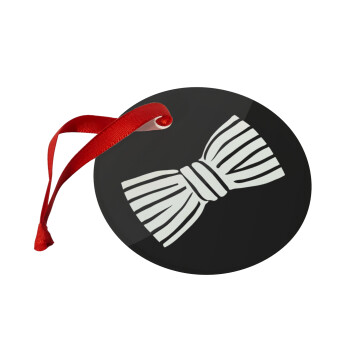 Bow tie, Christmas ornament glass 9cm