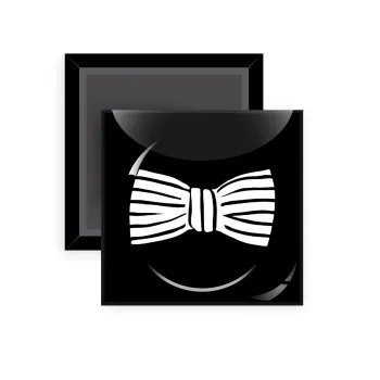 Bow tie, Μαγνητάκι ψυγείου τετράγωνο διάστασης 5x5cm