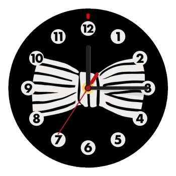 Bow tie, Ρολόι τοίχου ξύλινο (20cm)