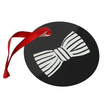 Bow tie, Christmas ornament glass 9cm