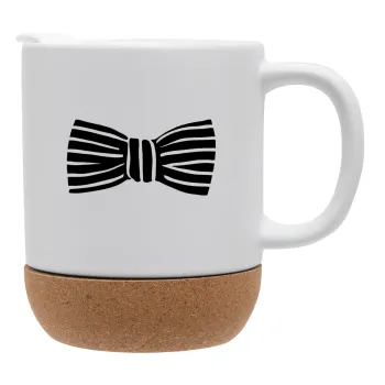 Bow tie, Ceramic coffee mug Cork (MAT), 330ml