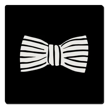 Bow tie, Τετράγωνο μαγνητάκι ξύλινο 6x6cm