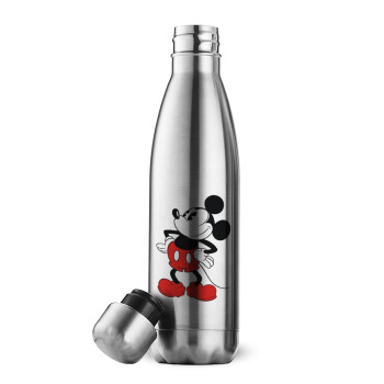 Mickey Classic, Μεταλλικό παγούρι θερμός Inox (Stainless steel), διπλού τοιχώματος, 500ml