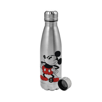 Mickey Classic, Metallic water bottle, stainless steel, 750ml