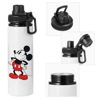 Mickey Classic, Metal water bottle with safety cap, aluminum 850ml
