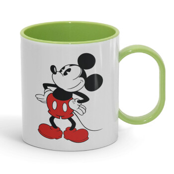 Mickey Classic, Κούπα (πλαστική) (BPA-FREE) Polymer Πράσινη για παιδιά, 330ml