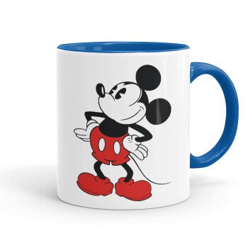 Mickey Classic, Mug colored blue, ceramic, 330ml