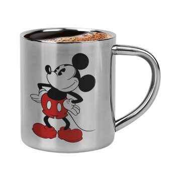 Mickey Classic, Double-wall metal cup for espresso (220ml)