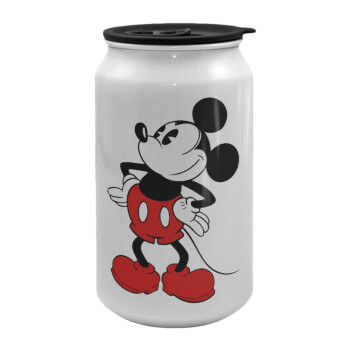 Mickey Classic, Κούπα ταξιδιού μεταλλική με καπάκι (tin-can) 500ml