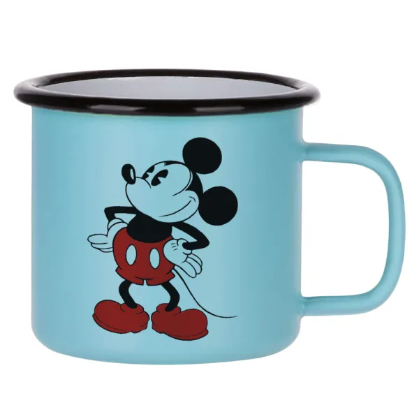 Mickey Classic — Κούπα Μεταλλική εμαγιέ ΜΑΤ σιέλ 360ml