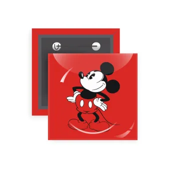 Mickey Classic, Κονκάρδα παραμάνα τετράγωνη 5x5cm