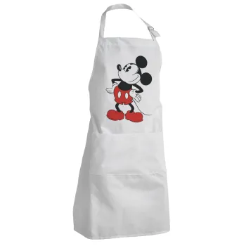 Mickey Classic, Adult Chef Apron (with sliders and 2 pockets)