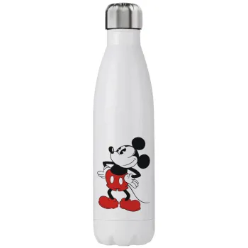 Mickey Classic, Μεταλλικό παγούρι θερμός (Stainless steel), διπλού τοιχώματος, 750ml