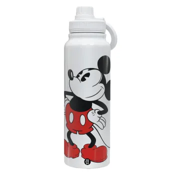 Mickey Classic, Θερμός 1L Ανοξείδωτο με Βάση Κινητού & Διπλά Τοιχώματα