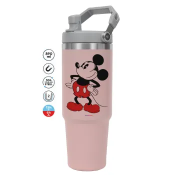 Mickey Classic, ΡΟΖ χρώματος Θερμός Ανοξείδωτο 890ml (30oz) με χερούλι