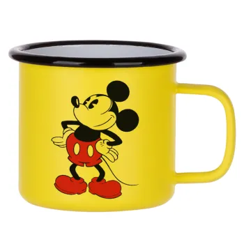 Mickey Classic, Metallic enamel MATT Yellow cup 360ml