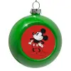 Στολίδι Χριστουγεννιάτικη μπάλα δένδρου Πράσινο 8cm