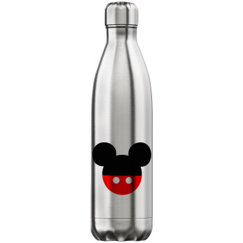 Mickey head, Μεταλλικό παγούρι θερμός Inox (Stainless steel), διπλού τοιχώματος, 750ml