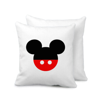 Mickey head, Sofa cushion 40x40cm includes filling