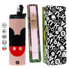 Easter candle,Travel Tumbler 2 Lids, with metal straw & cleaning brush & aromatic flat candle (30cm) (PINK)