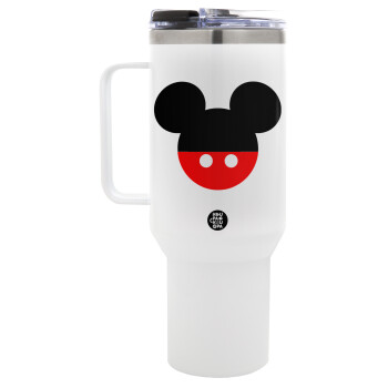 Mickey head, Mega Stainless steel Tumbler with lid, double wall 1,2L