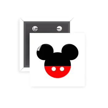 Mickey head, Κονκάρδα παραμάνα τετράγωνη 5x5cm