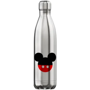 Mickey head, Μεταλλικό παγούρι θερμός Inox (Stainless steel), διπλού τοιχώματος, 750ml
