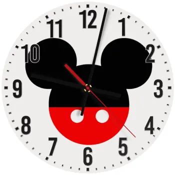 Mickey head, Ρολόι τοίχου ξύλινο (30cm)