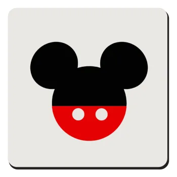 Mickey head, Τετράγωνο μαγνητάκι ξύλινο 9x9cm