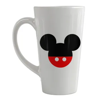 Mickey head, Κούπα κωνική Latte Μεγάλη, κεραμική, 450ml