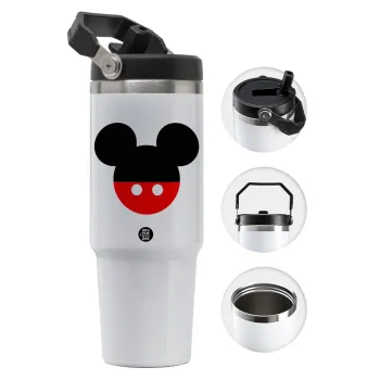 Mickey head, Θερμός Ανοξείδωτο 30oz με χερούλι