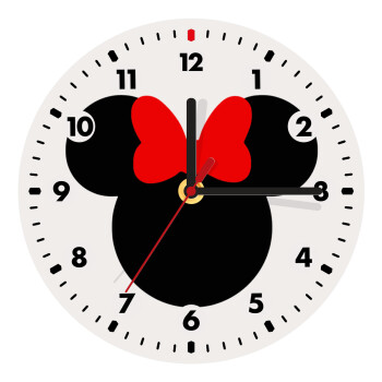 Minnie head, Wooden wall clock (20cm)