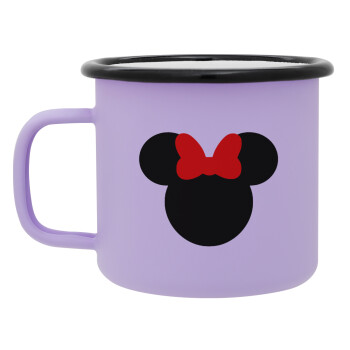 Minnie head, Κούπα Μεταλλική εμαγιέ ΜΑΤ Light Pastel Purple 360ml