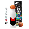 Bascetball Metal mug thermos, double wall, 550ml