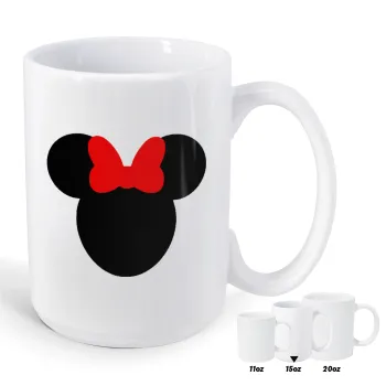 Minnie head, Κούπα Mega, κεραμική, 450ml