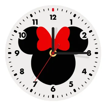 Minnie head, Ρολόι τοίχου ξύλινο (20cm)