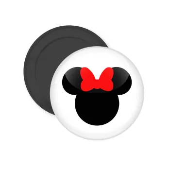 Minnie head, Μαγνητάκι ψυγείου στρογγυλό διάστασης 5cm