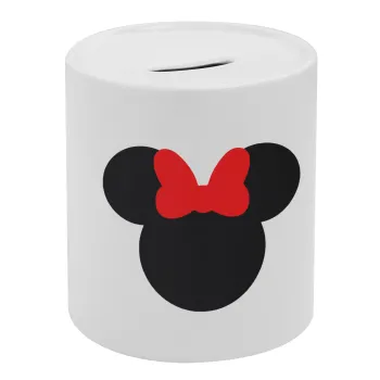 Minnie head, Κουμπαράς πορσελάνης με τάπα