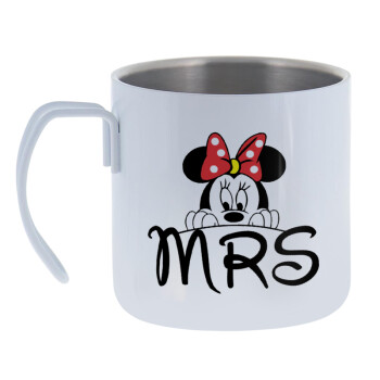 Minnie Mrs, Mug Stainless steel double wall 400ml